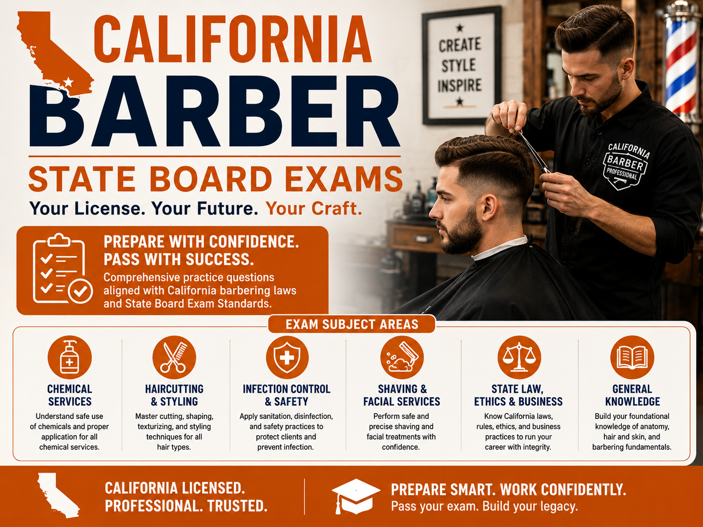 Barber State Board Exams (California)