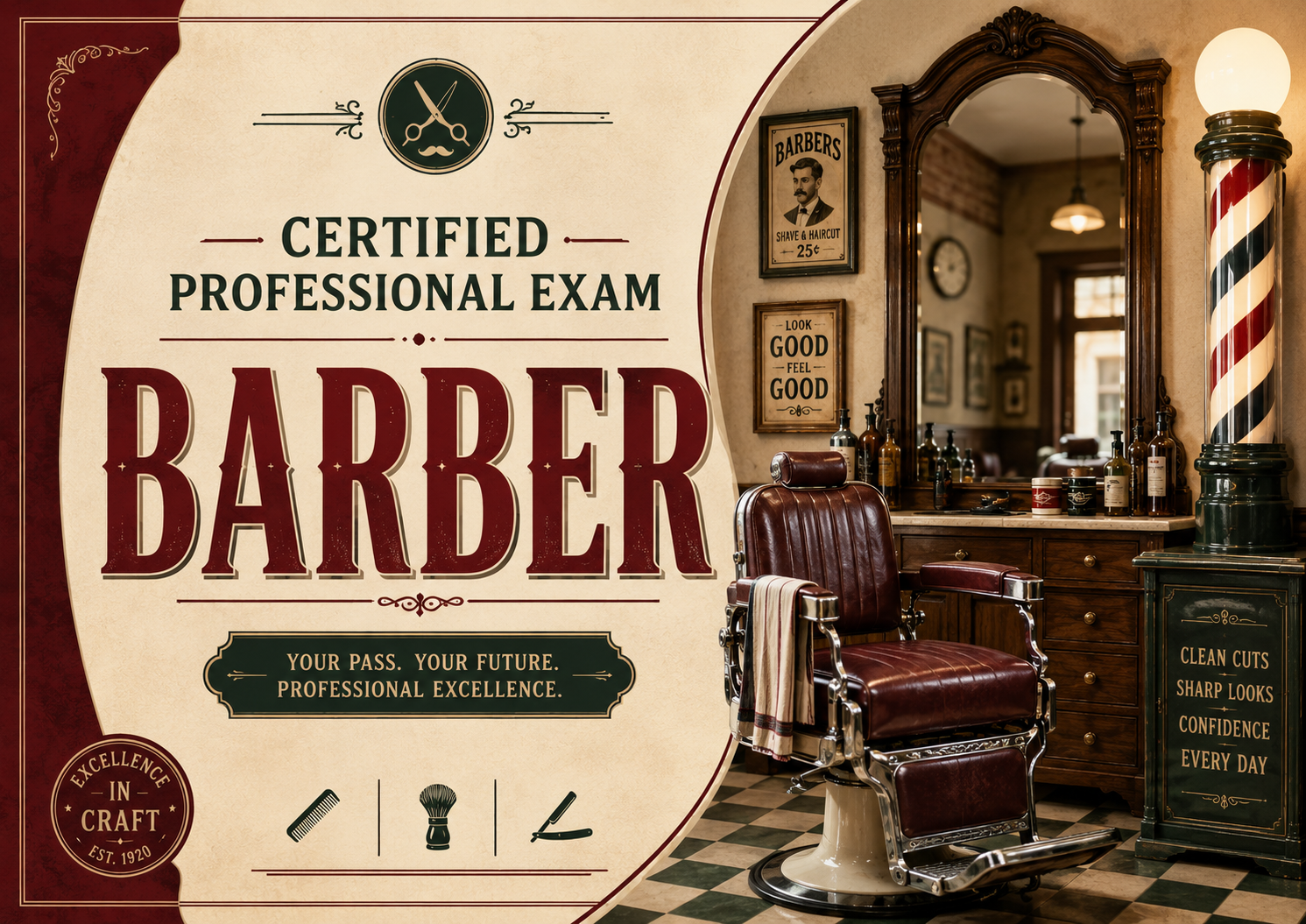 Barber State Board Exam - U.S New Mexico
