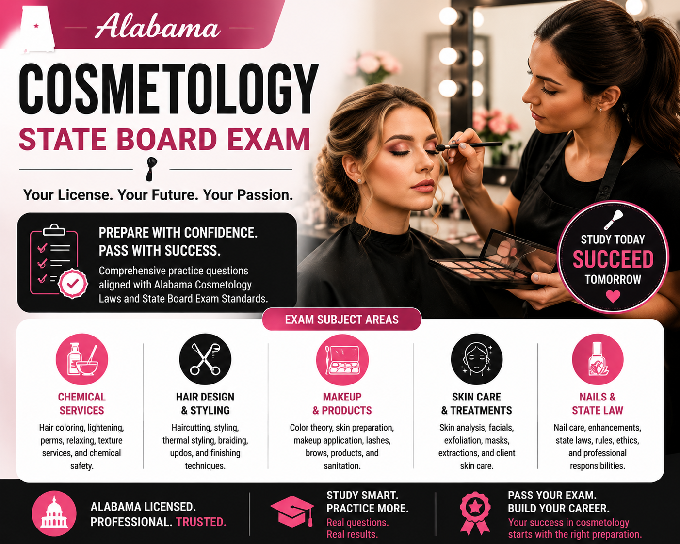 Cosmetology State Board Exam – U.S. Alabama