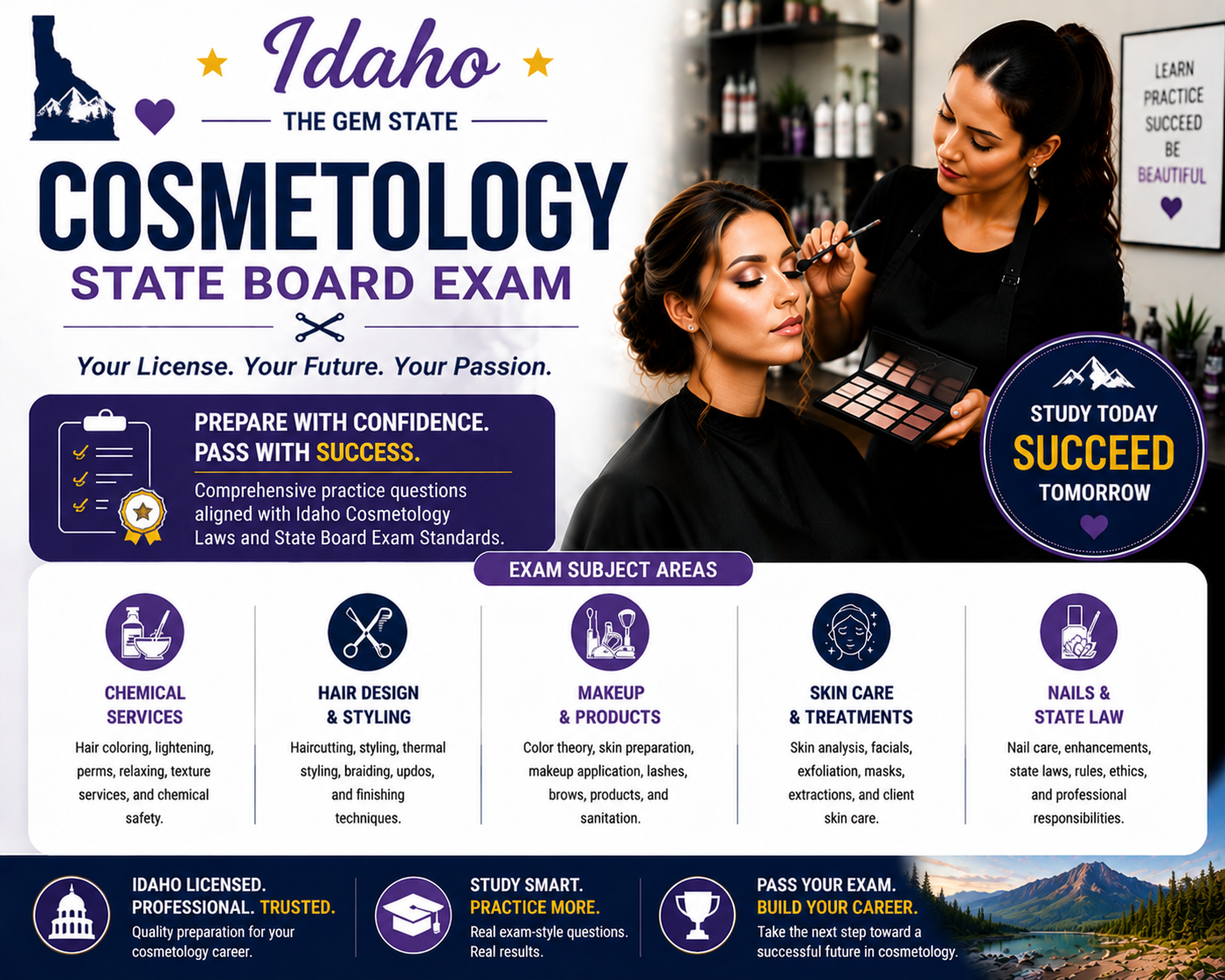 Cosmetology State Board Exam – U.S. Idaho