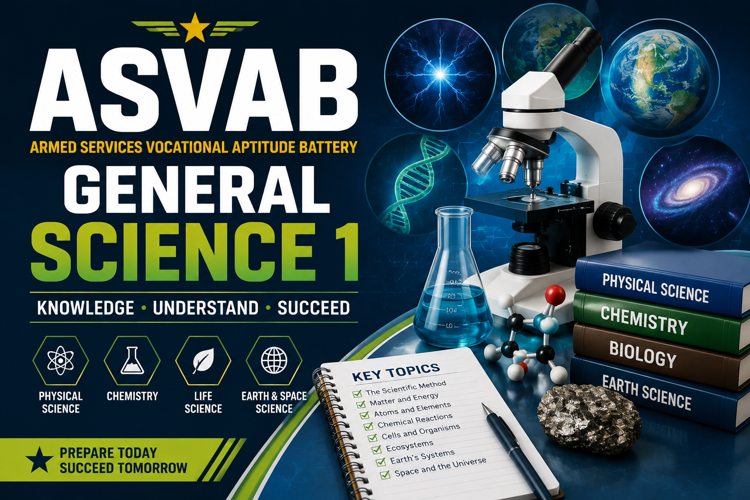 Armed Services Vocational Aptitude Battery ( ASVAB ) Exam - U.S   General Science 1