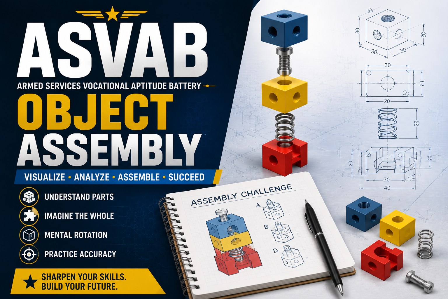 Armed Services Vocational Aptitude Battery ( ASVAB ) Exam - U.S  Object Assembly
