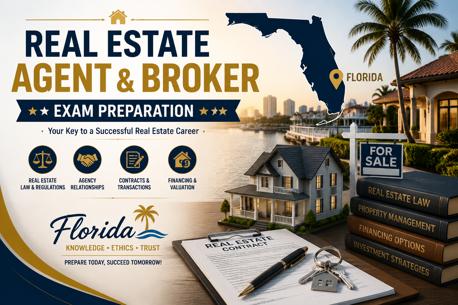 Real Estate Agent and Broker Exam - U.S  Florida
