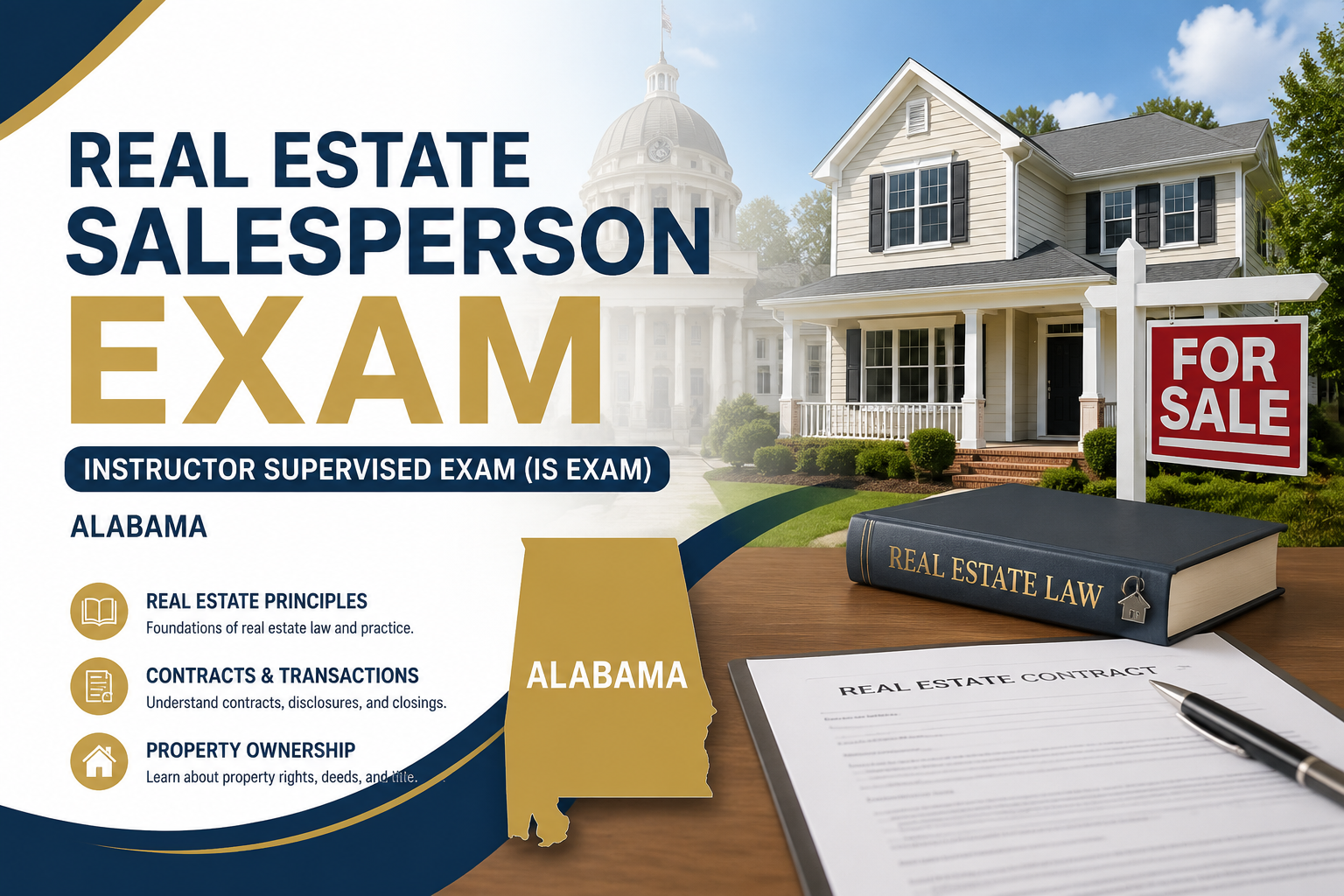 Real Estate Salesperson Exam - U.S  Alabama