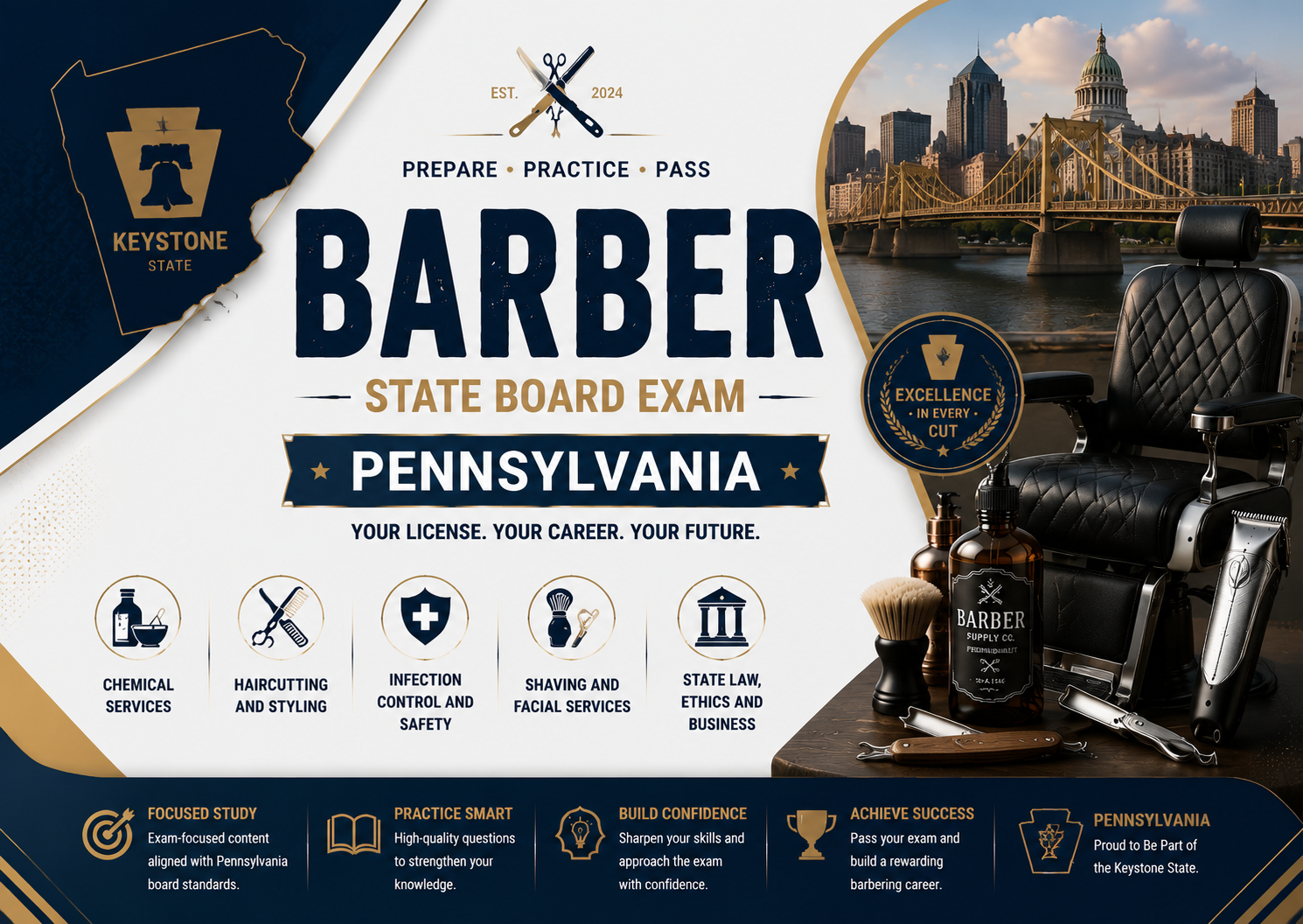 Barber State Board Exam - Pennsylvania