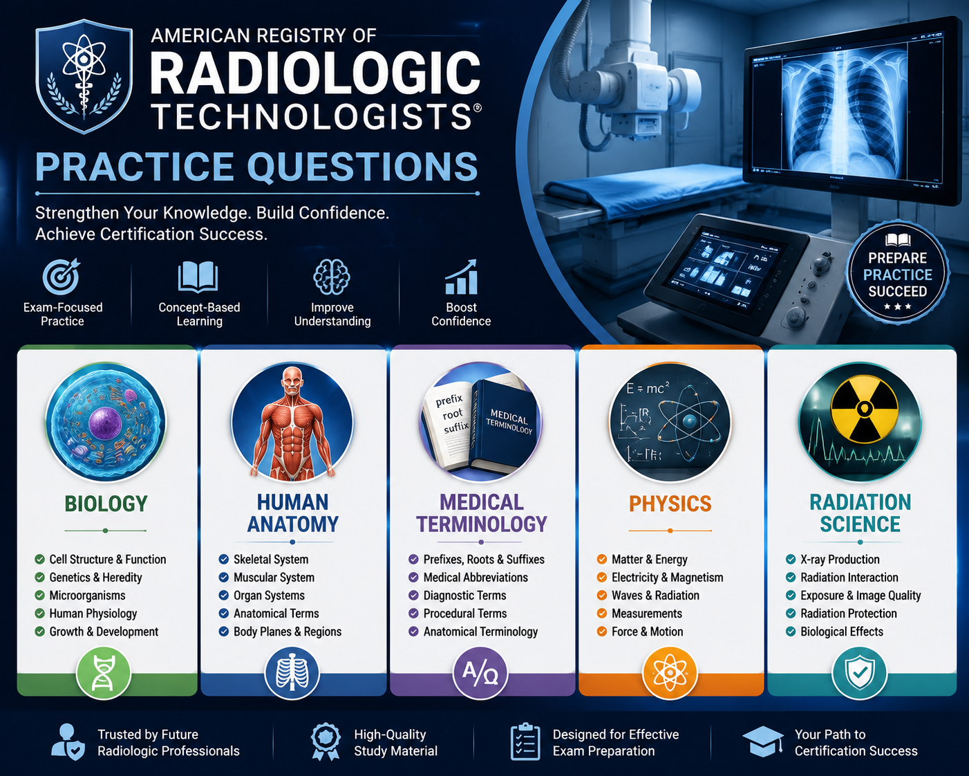 (ARRT)American Registry of Radiologic Technologists