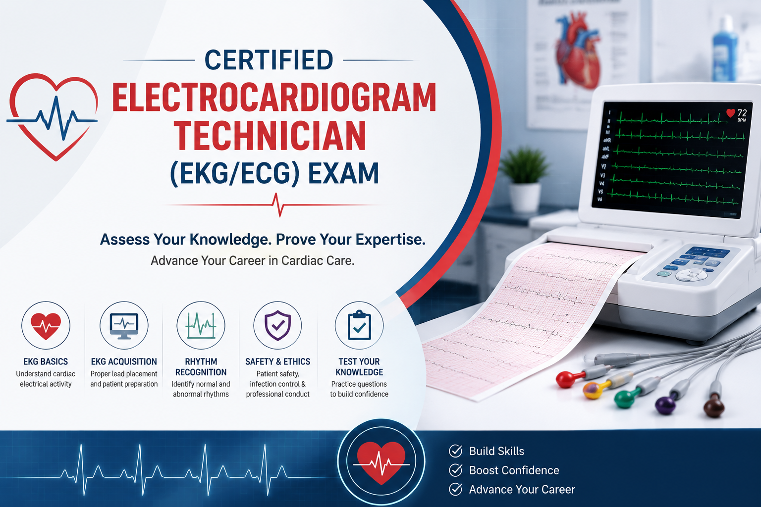 Certified Electrocardiogram Technician ( EKG/ECG) Exam -U.S