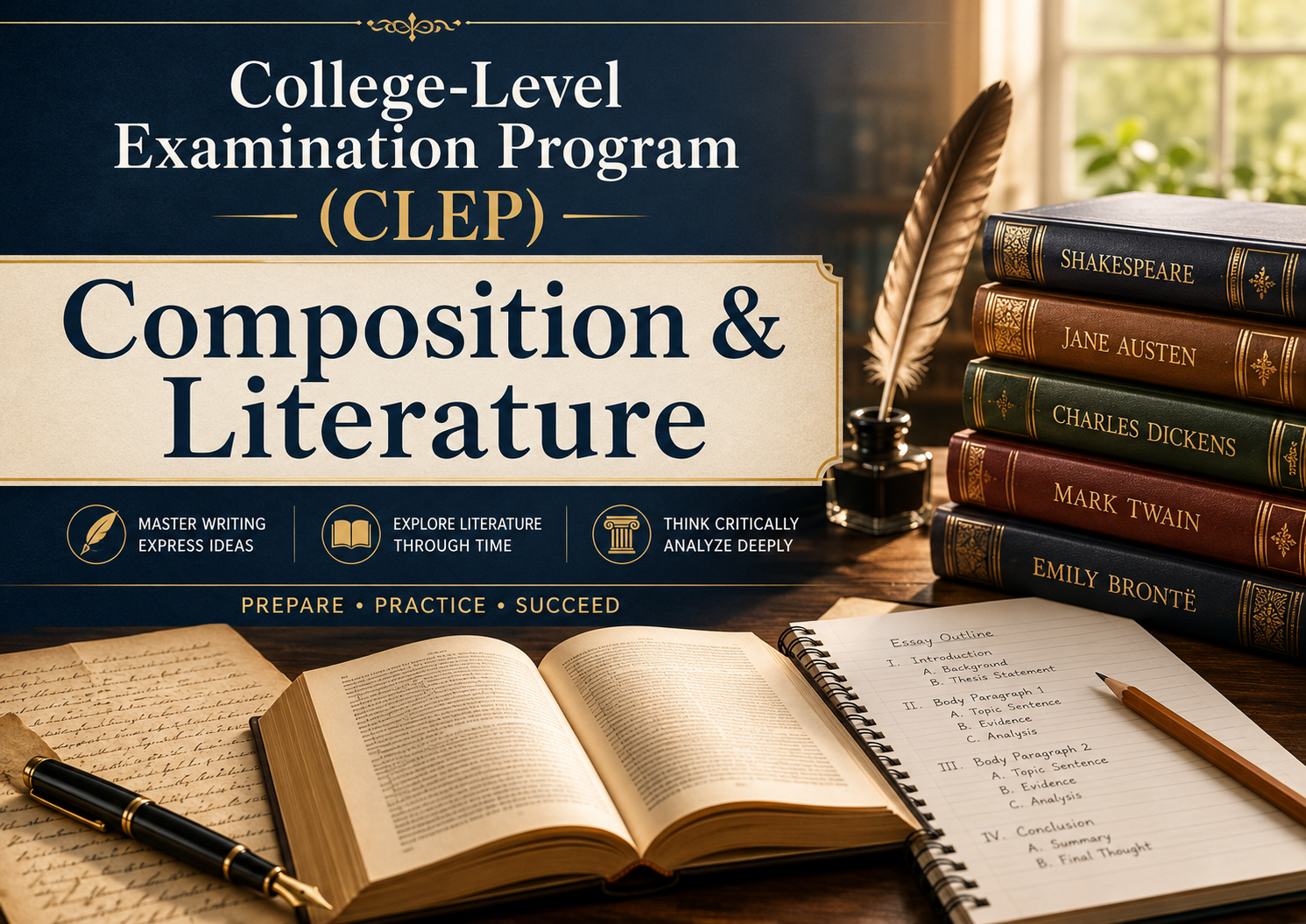 College - Level Examination Program ( CLEP ) Exam - U.S  Composition and Literature