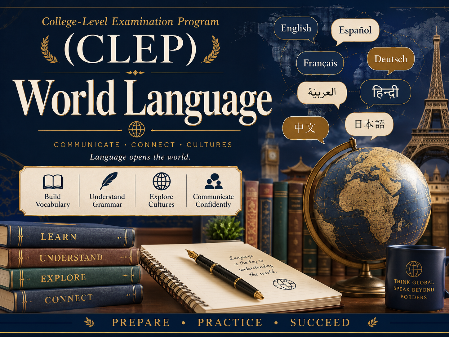 College - Level Examination Program ( CLEP ) Exam - U.S World Language