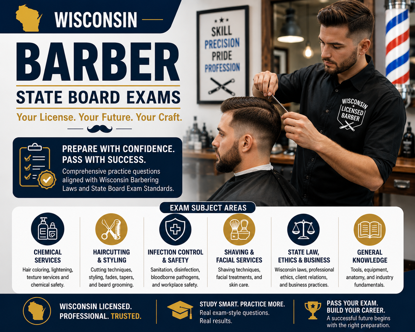 Barber State Board Exams (Wisconsin)