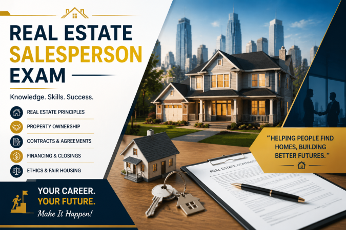 Real Estate Salesperson Exam - U.S North Dakota