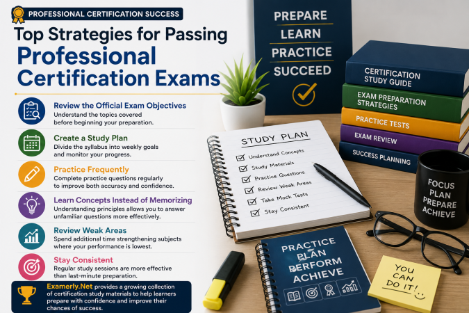 Top Strategies for Passing Professional Certification Exams