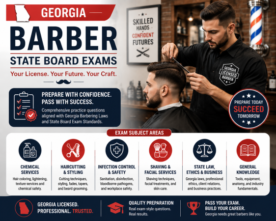 Barber State Board Exams (Geogia)