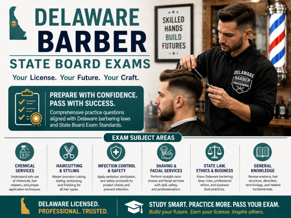 Barber State Board Exams (Delaware)