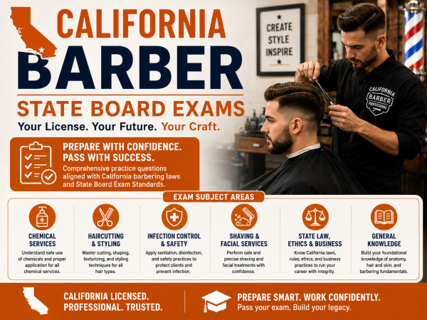 Barber State Board Exams (California)