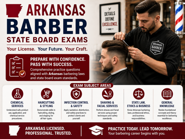 Barber State Board Exams (Arkansas)