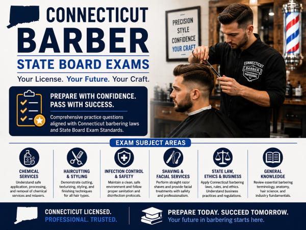Barber State Board Exams (Connecticut)