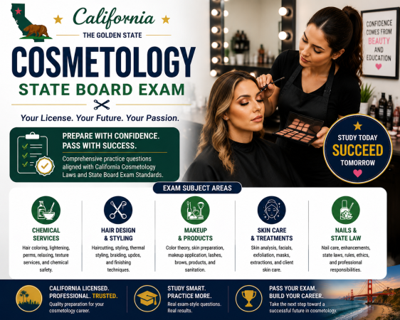 Cosmetology State Board Exam – U.S. California