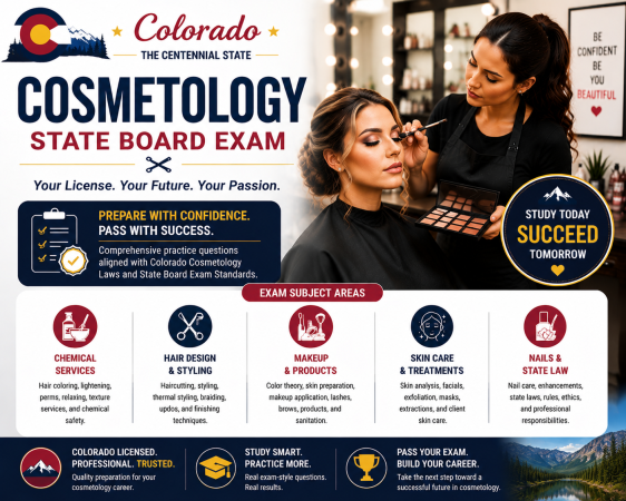 Cosmetology State Board Exam – U.S. Colorado