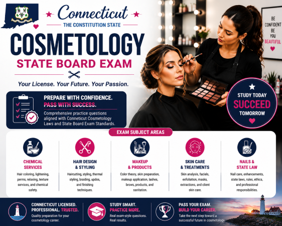 Cosmetology State Board Exam – U.S. Connecticut