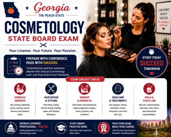 Cosmetology State Board Exam – U.S. Georgia