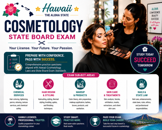 Cosmetology State Board Exam – U.S. Hawaii