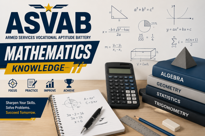 Armed Services Vocational Aptitude Battery ( ASVAB ) Exam - U.S  Mathematics Knowledge
