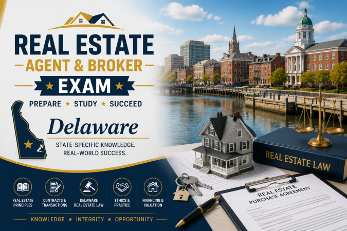 Real Estate Agent and Broker Exam - U.S  Delaware