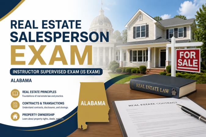 Real Estate Salesperson Exam - U.S  Alabama