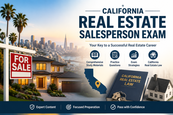 Real Estate Salesperson Exam - U.S  California