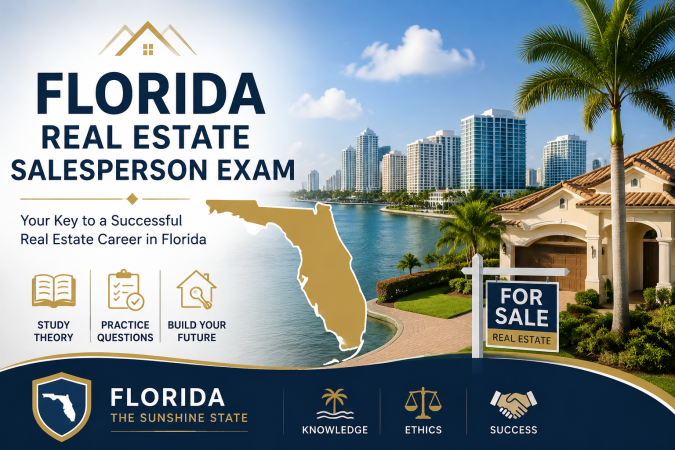Real Estate Salesperson Exam -U.S  Florida