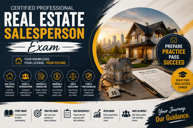 Real Estate Salesperson Exam - U.S Pennsylvania