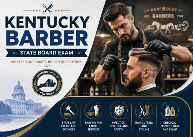 Barber State Board Exams-U.S kentucky