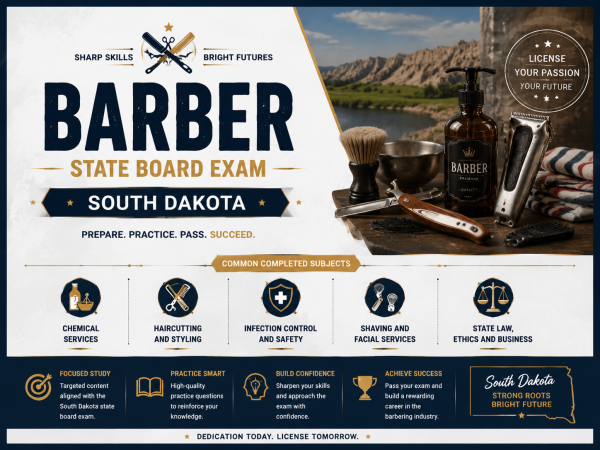 South Dakota - Barber State Board Exam