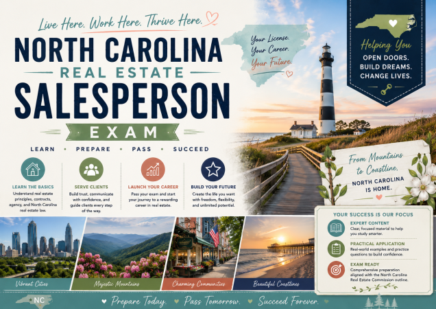 U.S. North Carolina Real Estate Salesperson Exam