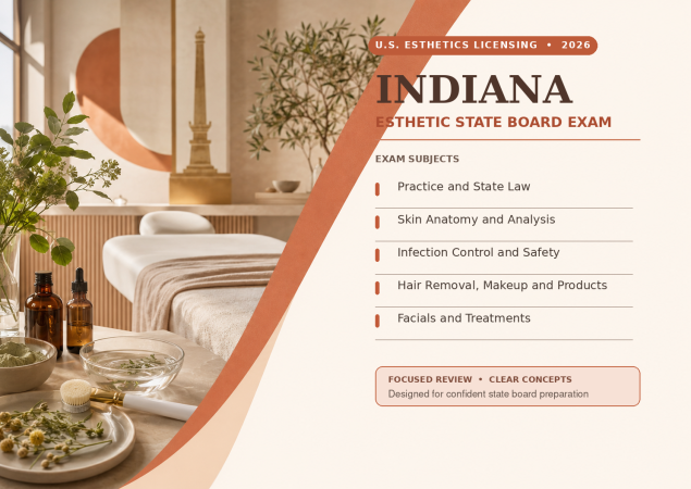 Esthetic State Board Exams-U.S indiana