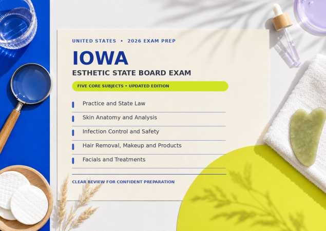 Esthetic State Board exams-U.S iowa