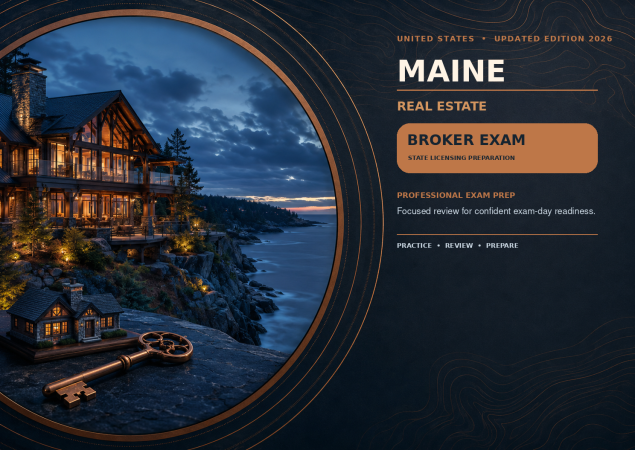 Real Estate Broker Exam-U.S maine