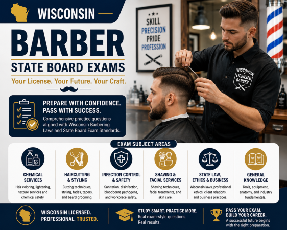 Barber State Board Exams (Wisconsin)