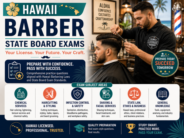 Barber State Board Exams (Hawaii)