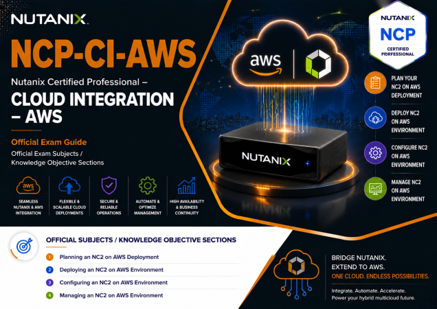 Nutanix Certified Professional - Cloud Integration - AWS (NCP-CI-AWS)