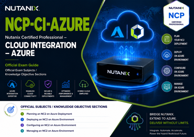 Nutanix Certified Professional - Cloud Integration - Azure (NCP-CI-Azure)