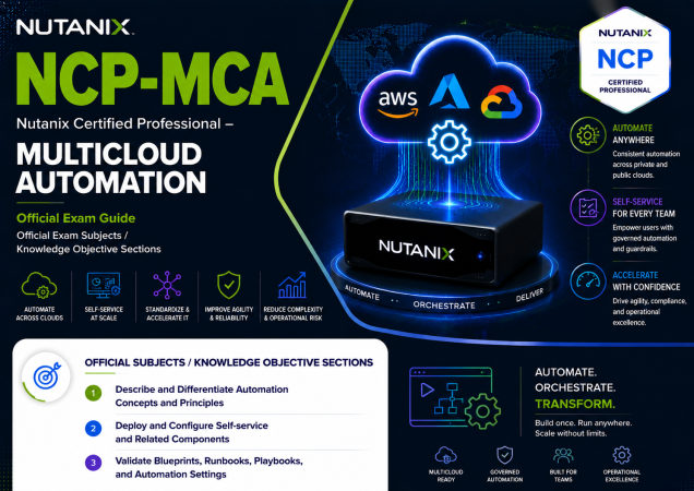 Nutanix Certified Professional - Multicloud Automation (NCP-MCA)