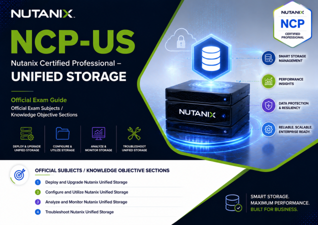 Nutanix Certified Professional - Unified Storage (NCP-US)