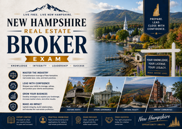 U.S. New Hampshire Real Estate Broker Exam