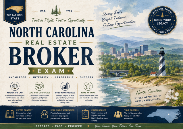 U.S. North Carolina Real Estate Broker Exam