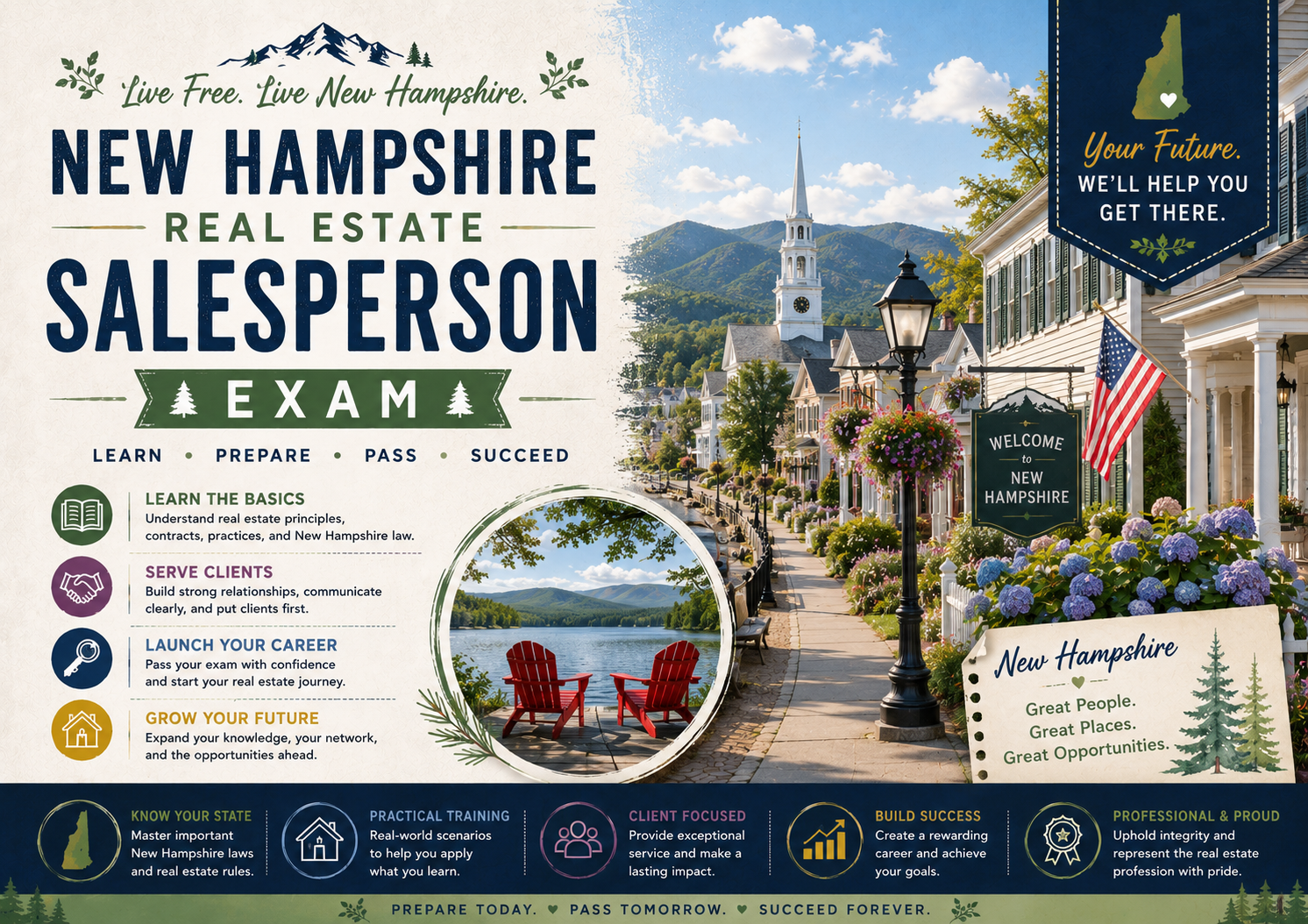 U.S. New Hampshire Real Estate Salesperson Exam