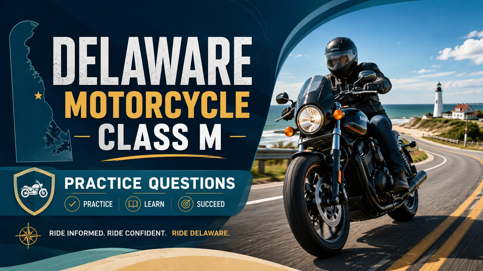 Motorcycle License and Endorsement Exam – U.S. Delaware