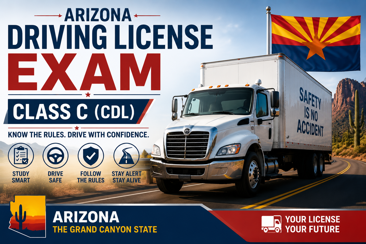 Driving License Class C Exam - U.S Arizona