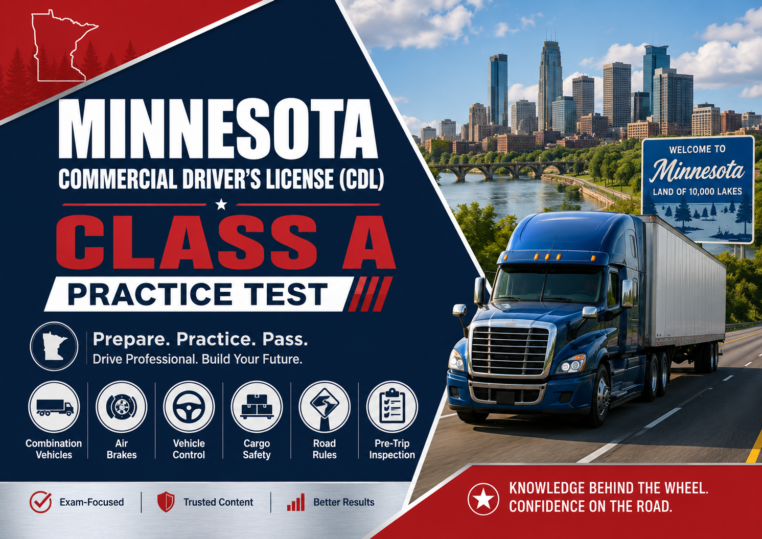 Minnesota Commercial Driver's License Class A Exam - United States
